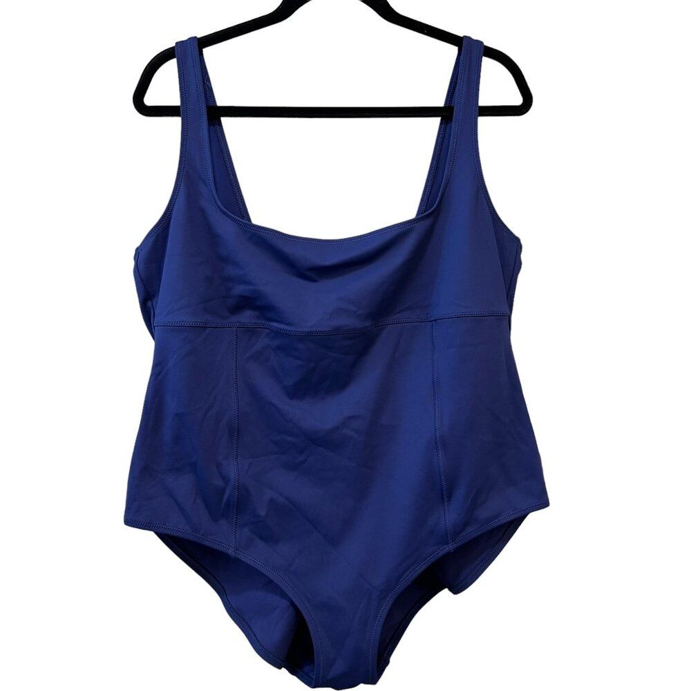 Skims One Piece Bathing Swim Suit Sculpting Women's Size 3x Midnight Blue Beach